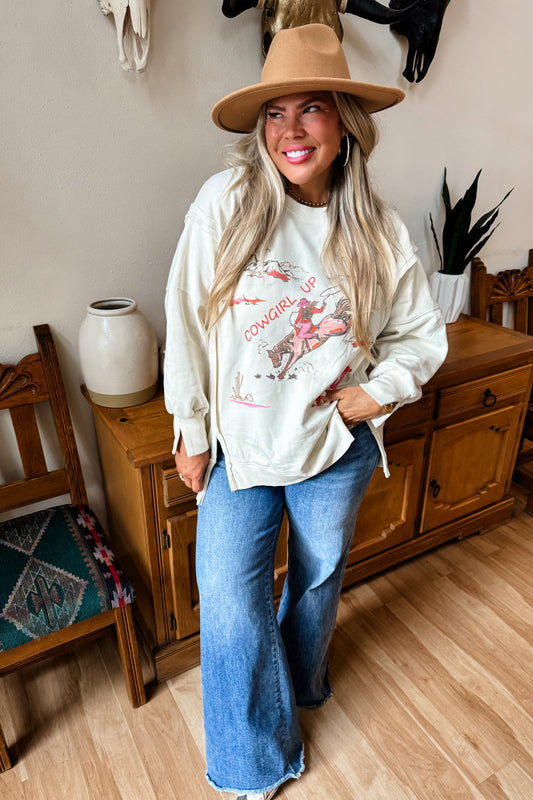 PREORDER- RANCH GIRL CLASSIC CREW PULLOVER