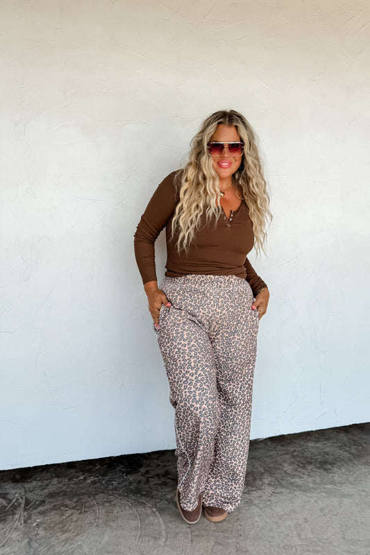 PREORDER- FLORAL & CHEETAH DRIFT AWAY JOGGERS