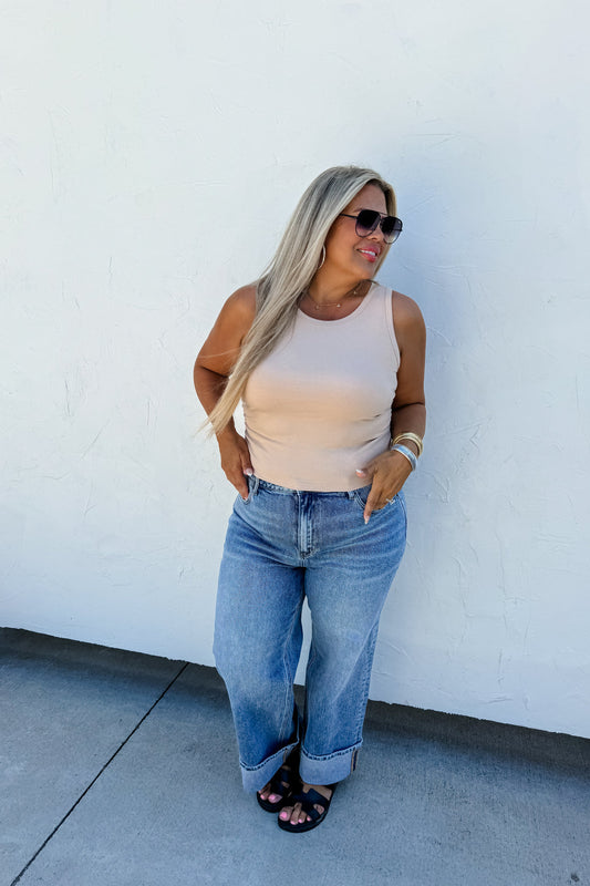 Ready to Ship TAYLOR RIBBED TANK