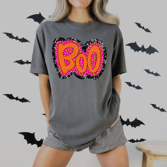 Bright Boo Patterned Tee