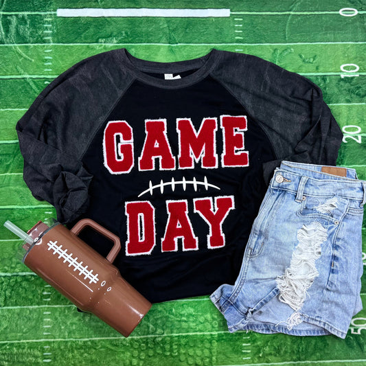 Red Game Day with Silicon Laces Tee
