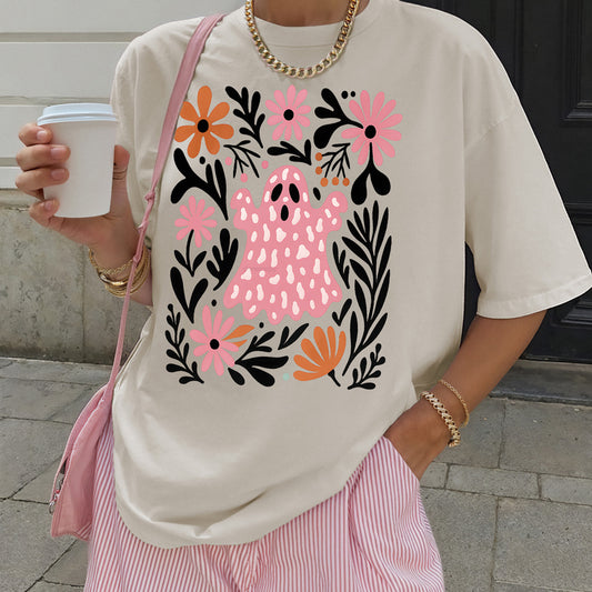 Floral Boho Ghost Tee