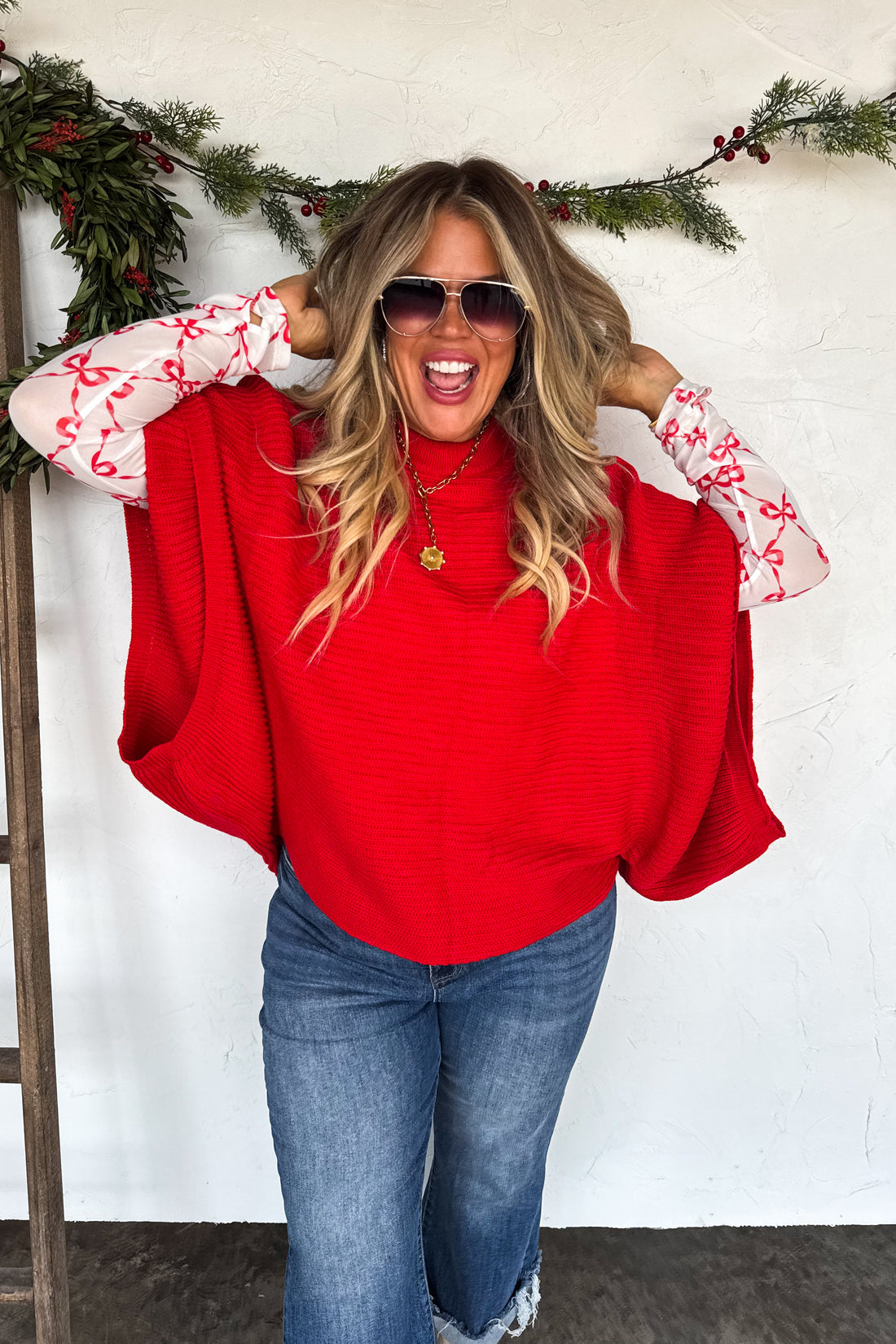 PREORDER- CHRISTMAS DRESS IT UP MESH TOPS