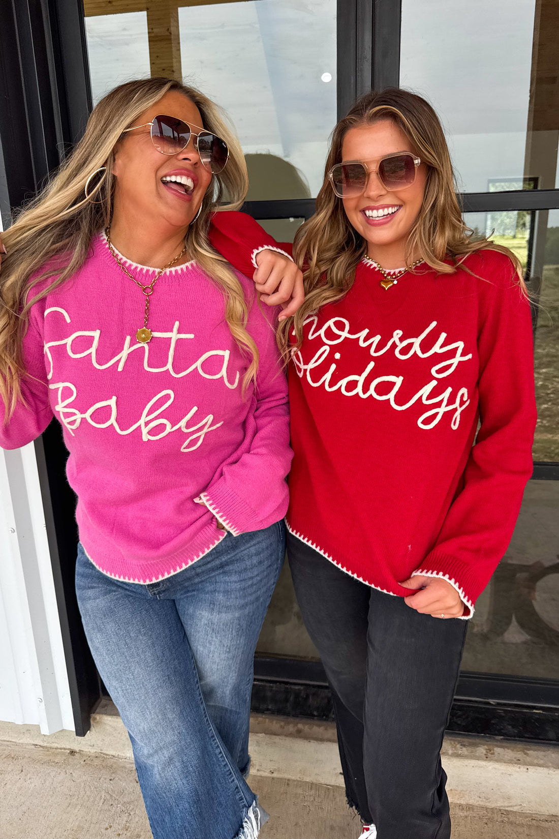 PREORDER- SANTA & HOWDY HOLIDAY SWEATERS