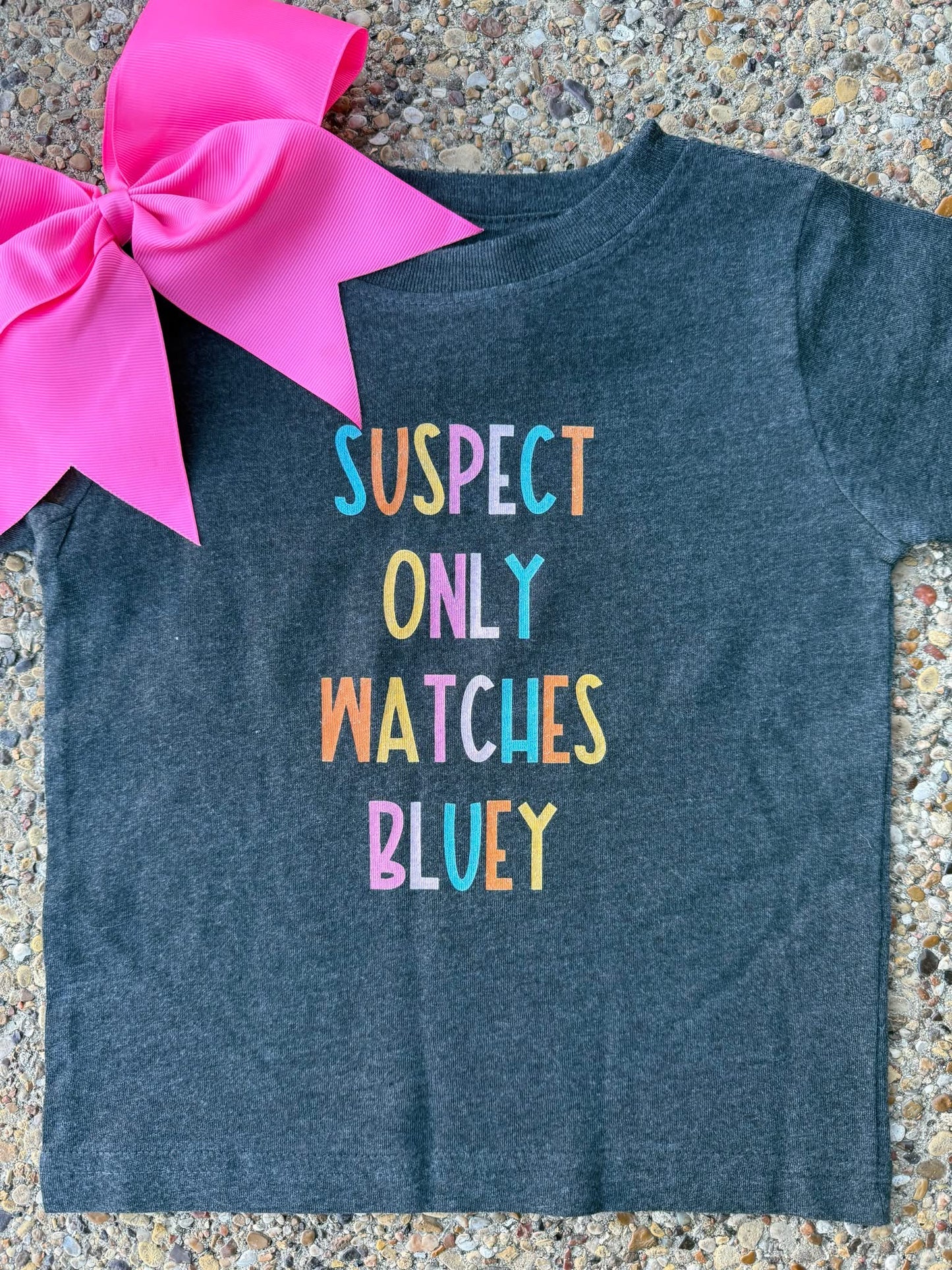 Girls Suspect Only Watches Bluey