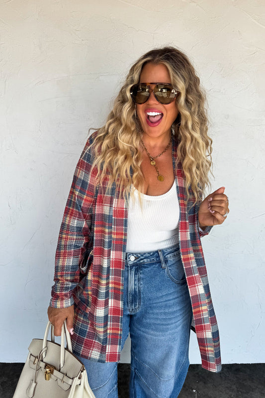 PREORDER- PLAID LOLA CARDIGANS