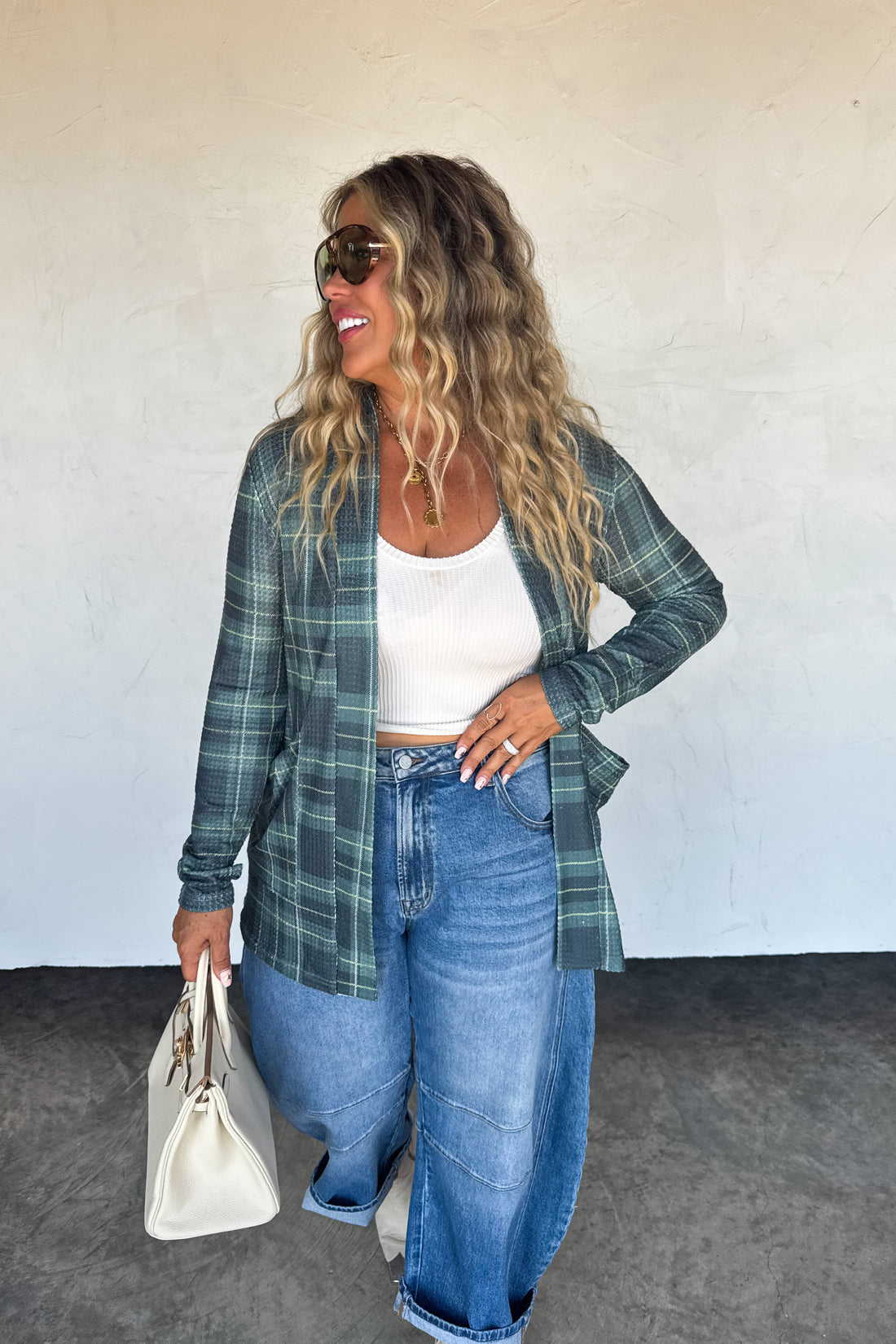 PREORDER- PLAID LOLA CARDIGANS