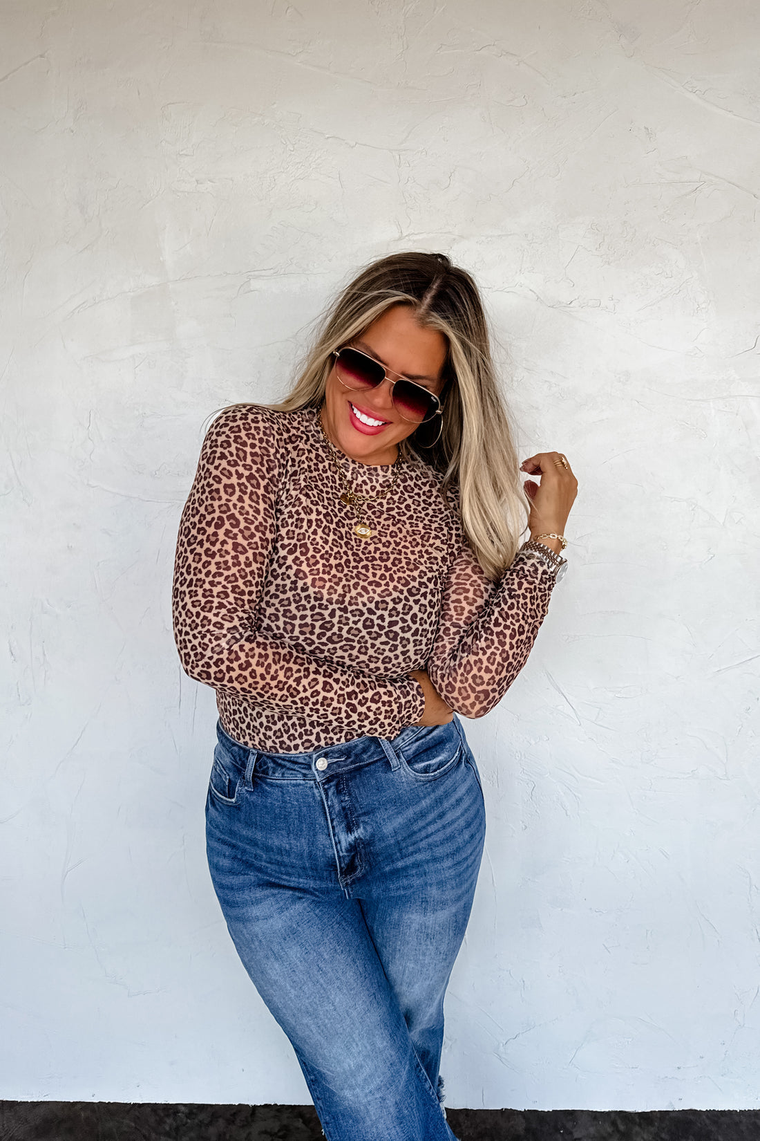 PREORDER- CAMO & CHEETAH DRESS IT UP MESH TOP