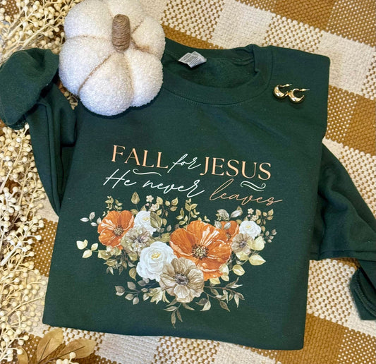 Fall for Jesus He never leaves 🍁