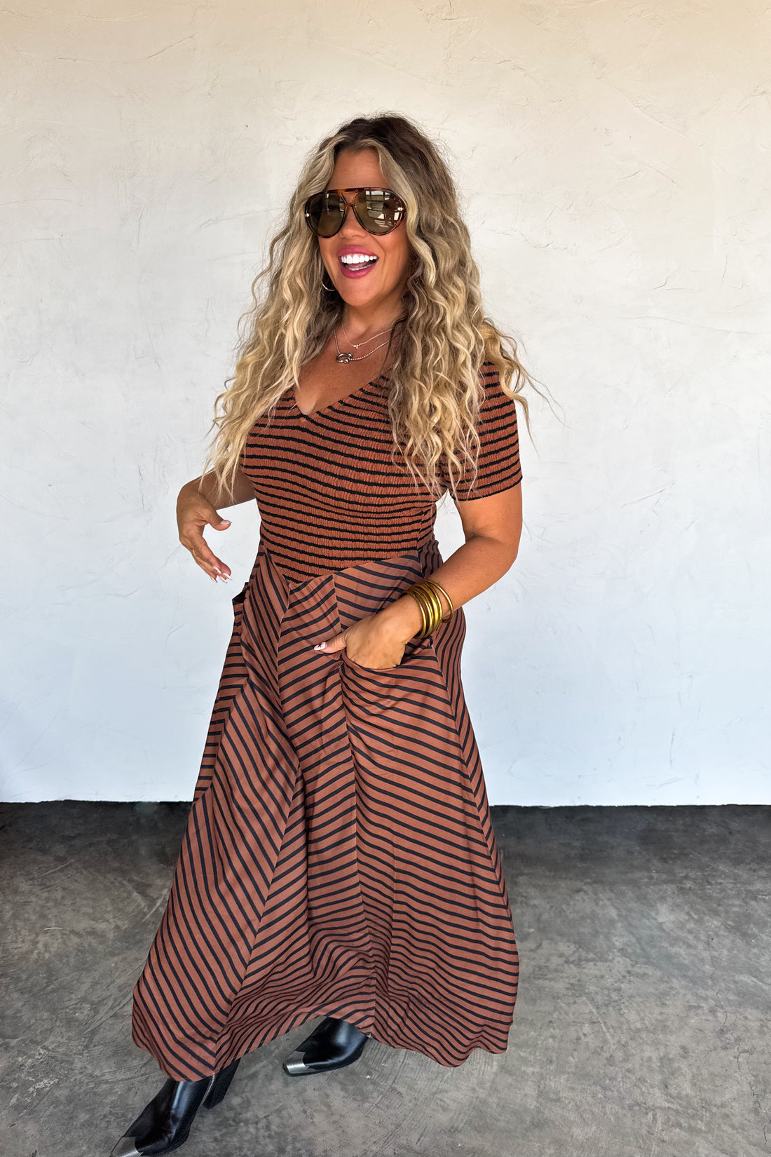 PREORDER- CALISTA STRIPE DRESS