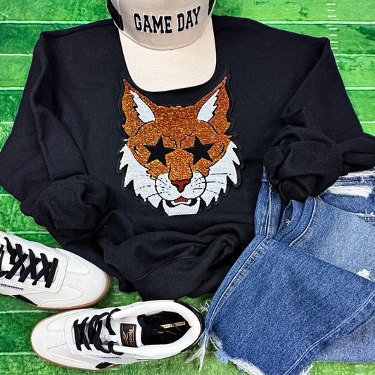 Bobcats Starry Eyes Sequin Sweatshirt