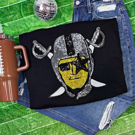 Raiders Starry Eyes Sequin Sweatshirt