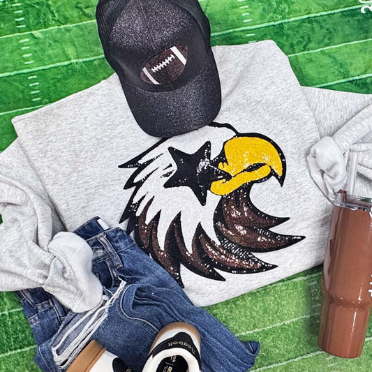 Sequin Eagle Sweatshirt