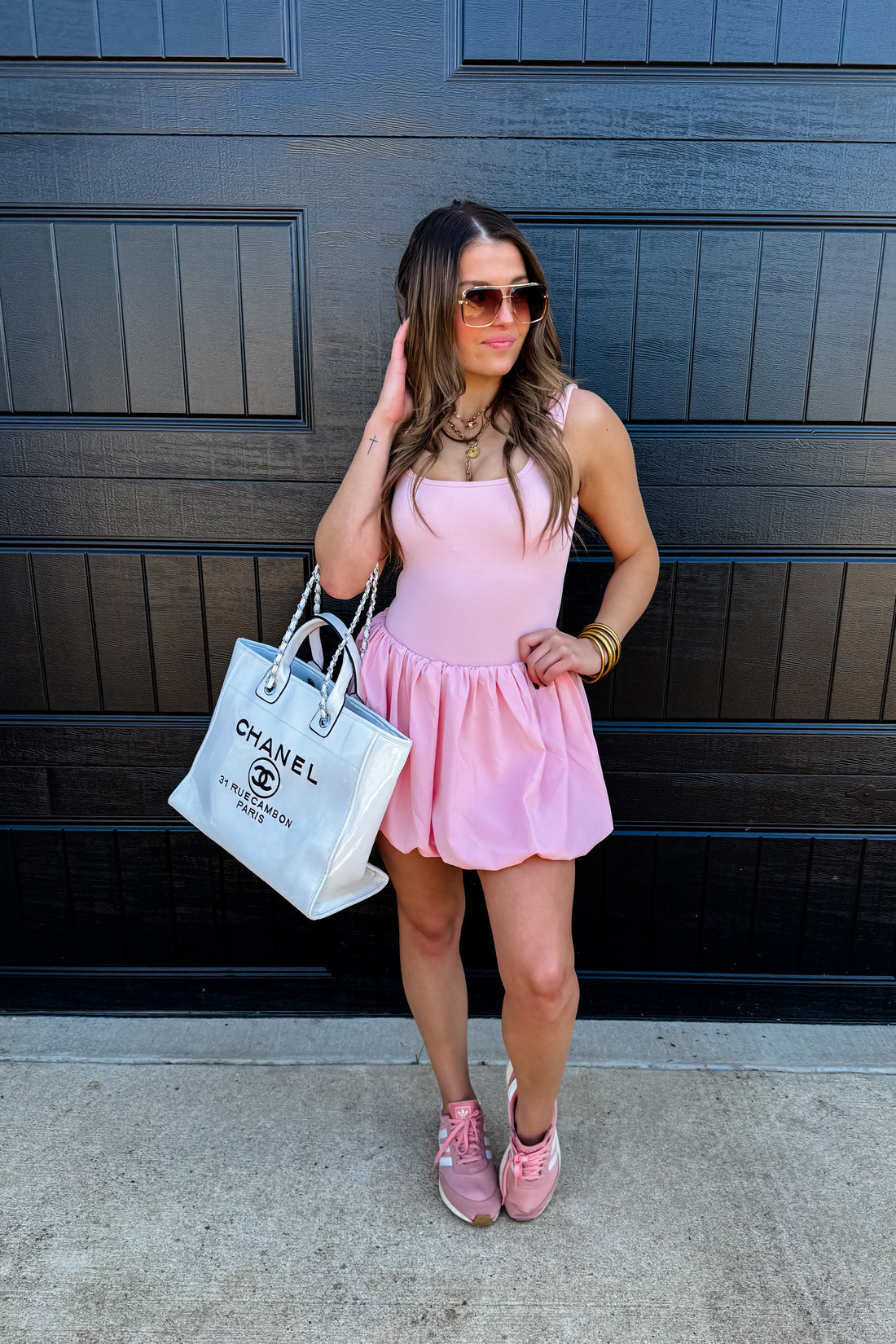 PREORDER- LET'S PLAY BUBBLE SKORT DRESS (2 Colors)