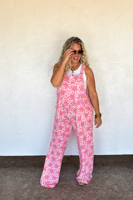 PREORDER- CASSIDY FLORAL BOHO OVERALLS (2 Colors)