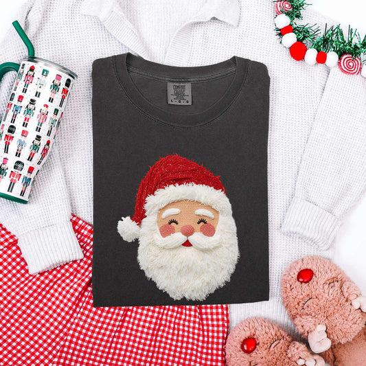Faux Yarn Santa Light Skin Tee