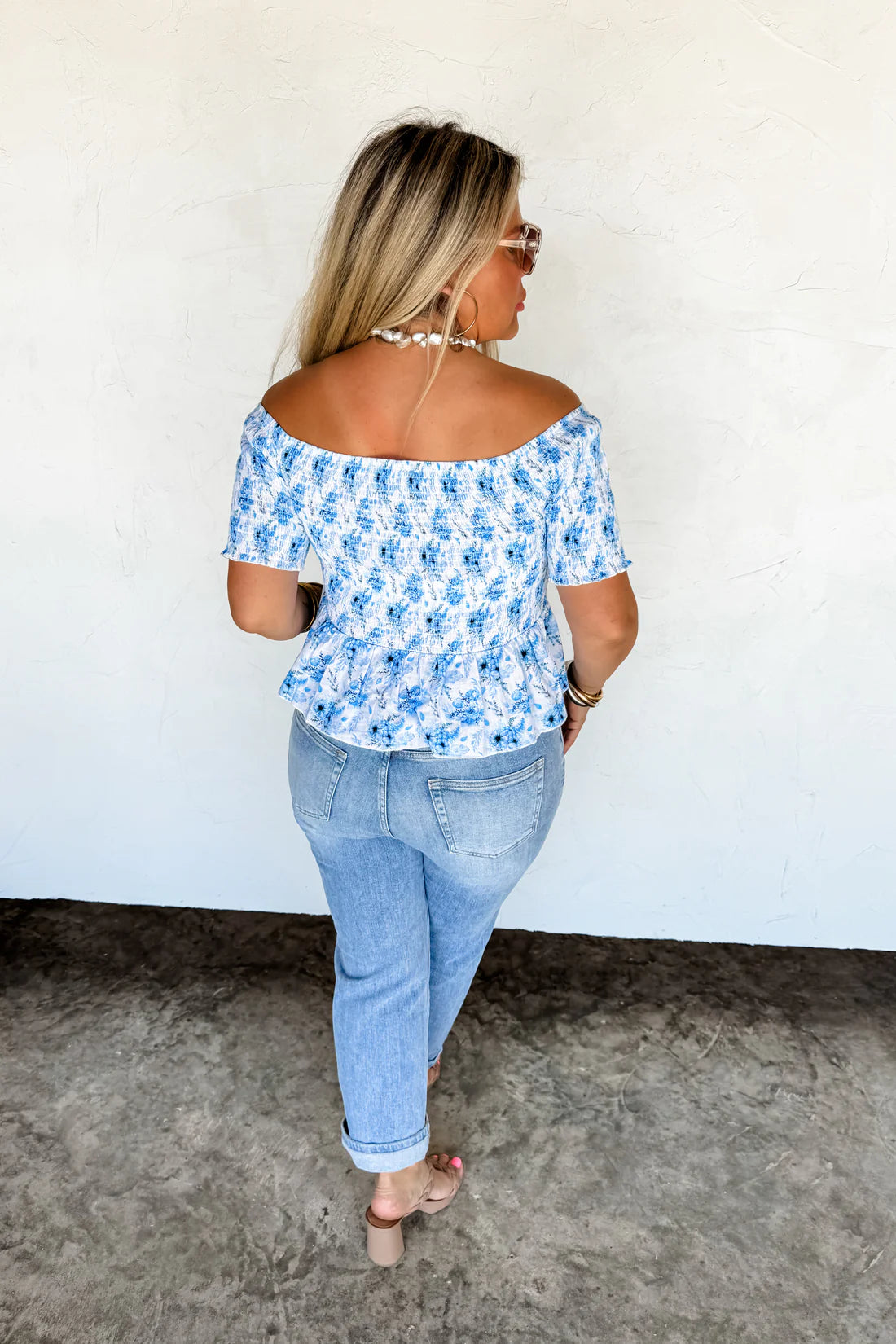 PREORDER- ESSIE FLORAL SMOCKED TOP