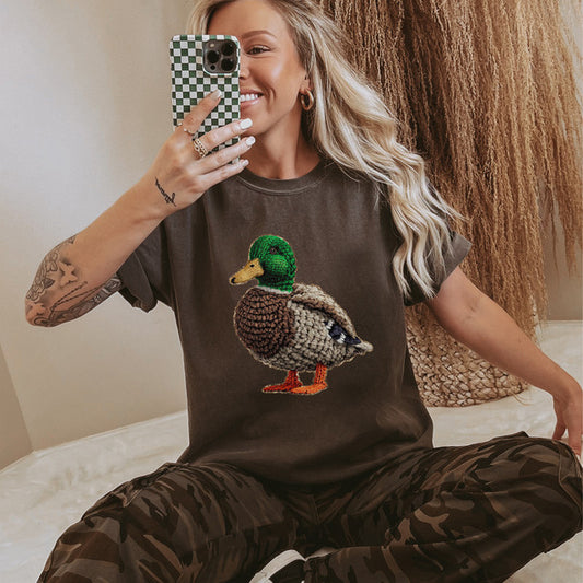 Faux Yarn Duck Tee