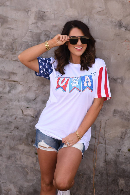 USA Banner Tee