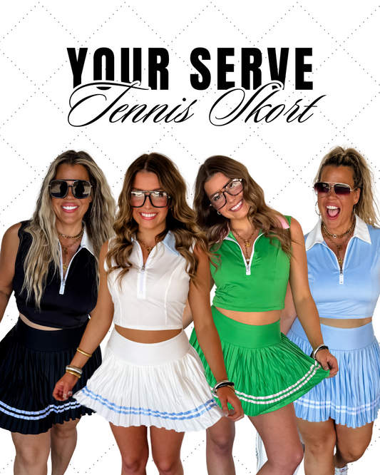 PREORDER- YOUR SERVE TENNIS SKORT