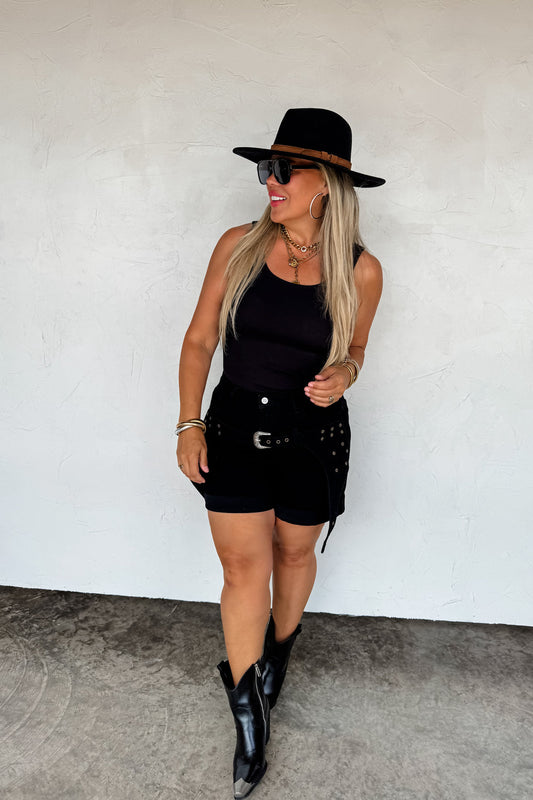 PREORDER- FESTIVAL NIGHTS BUCKLE SHORTS