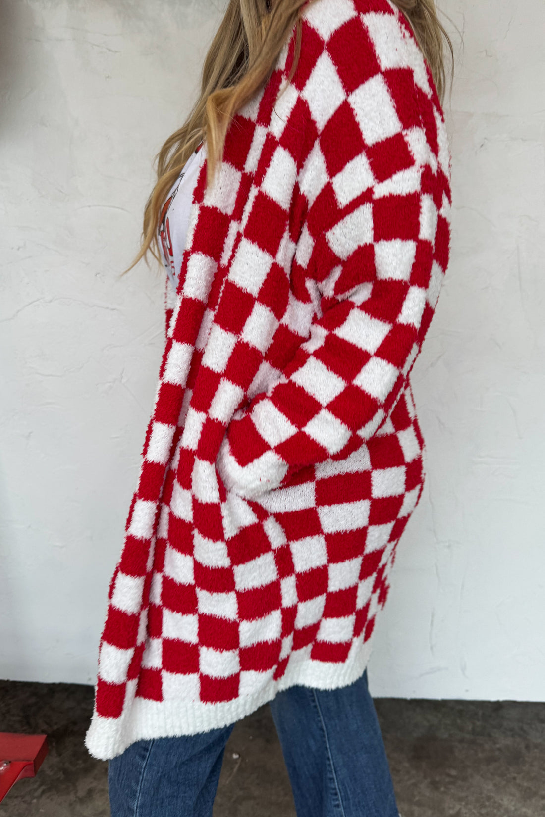 PREORDER- 2ND CUT- CHECKER CLOUD CARDIGAN- ETA WEEK OF 12/29