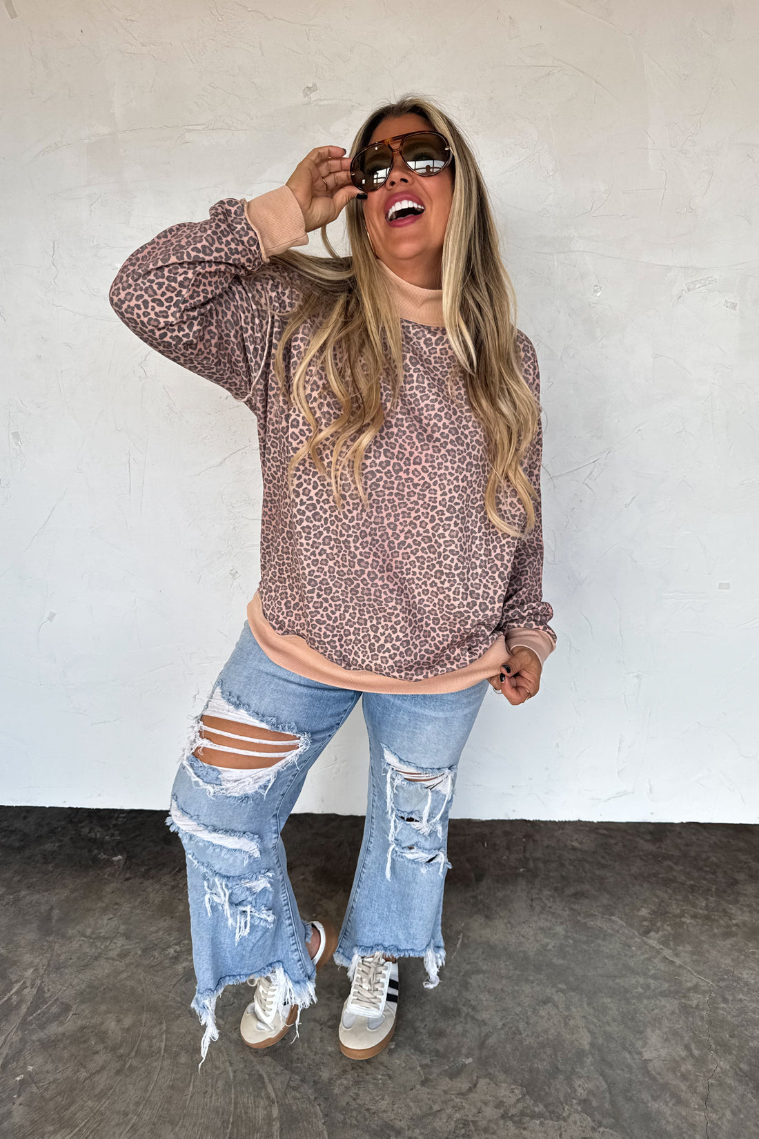 PREORDER- MILLER MOCK NECK SWEATSHIRT