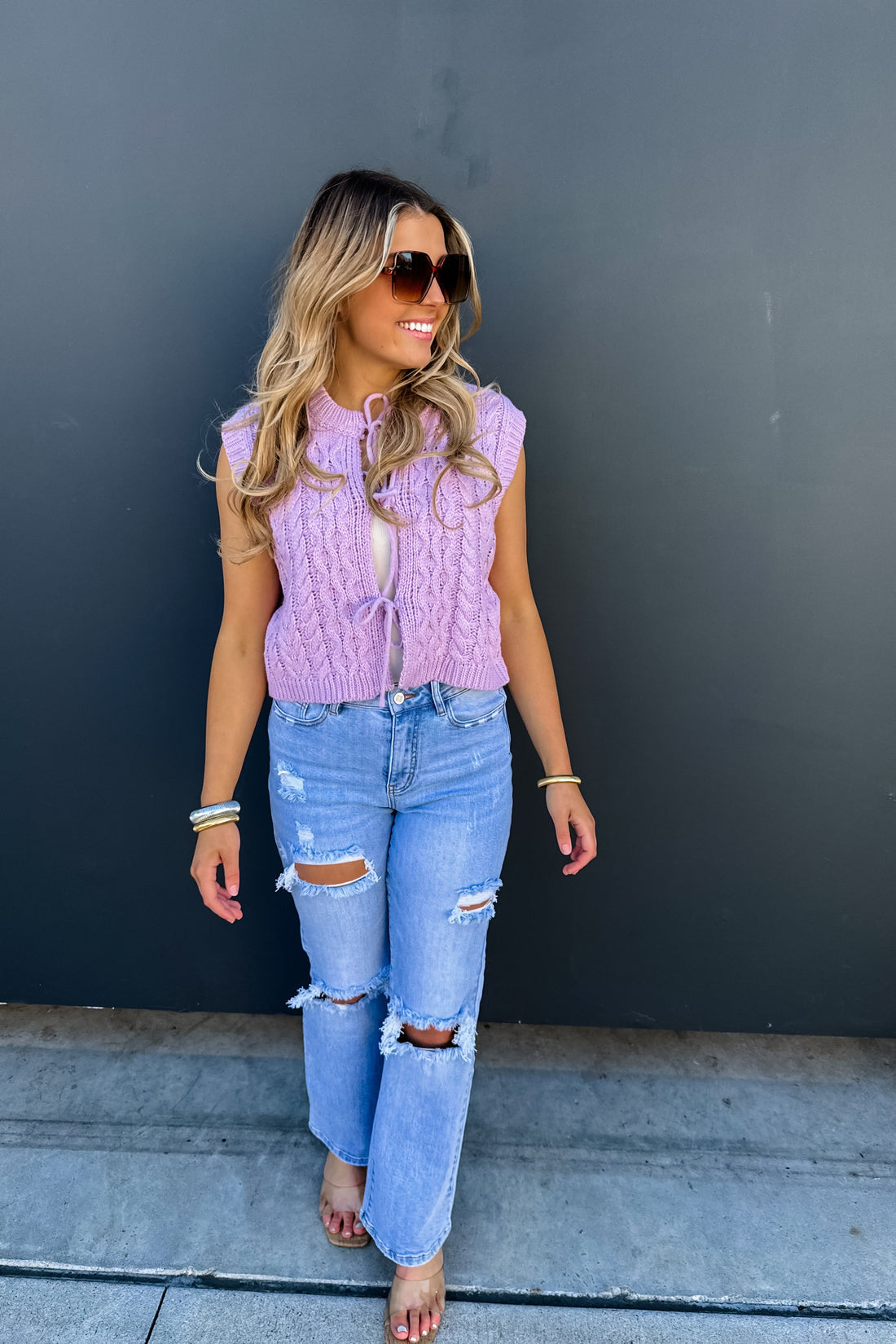 PREORDER- ASHLAND STRAIGHT LEG DISTRESSED JEANS