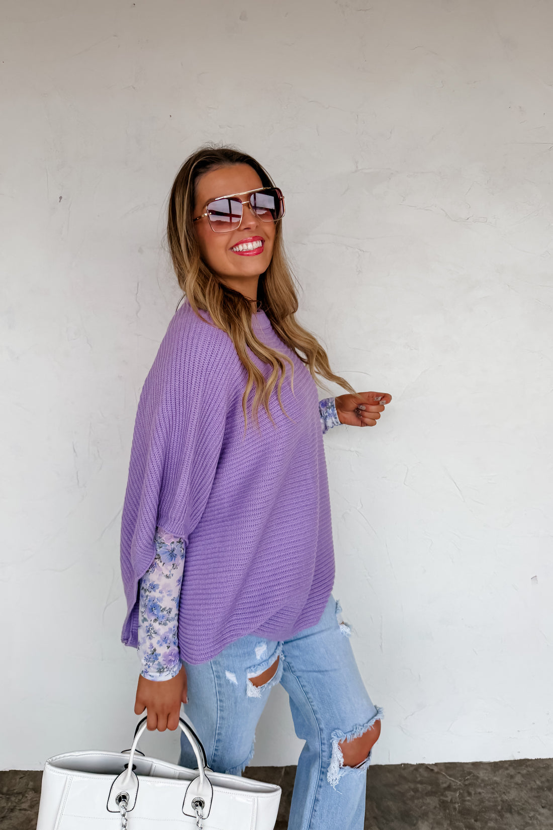 PREORDER- SPRING MEG PULLOVER PONCHO