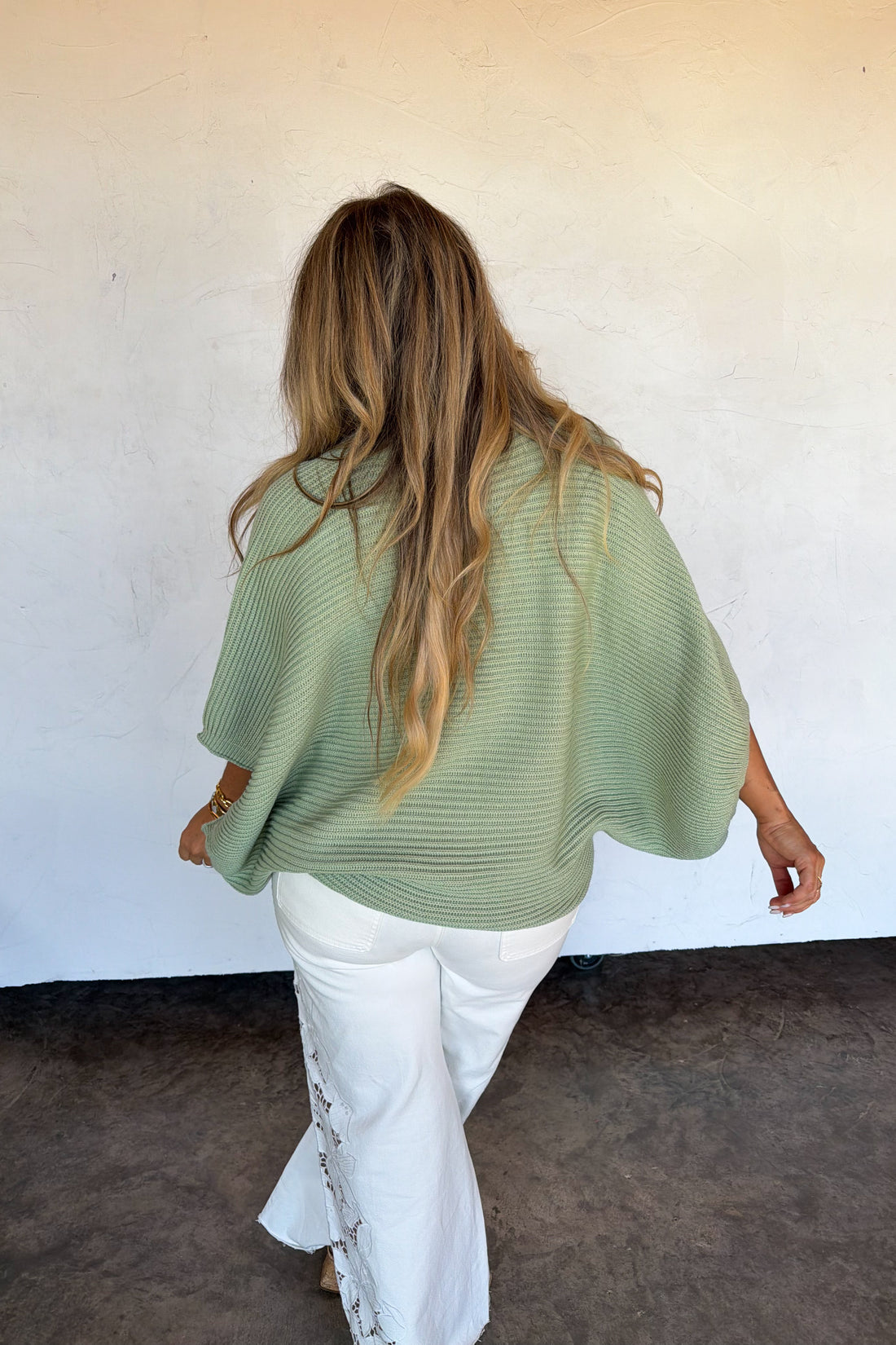 PREORDER- SPRING MEG PULLOVER PONCHO