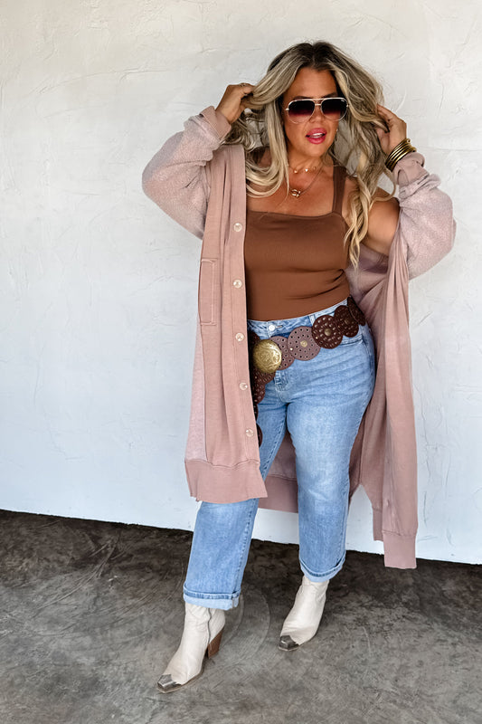 PREORDER- DESI SWEATSHIRT CARDIGAN