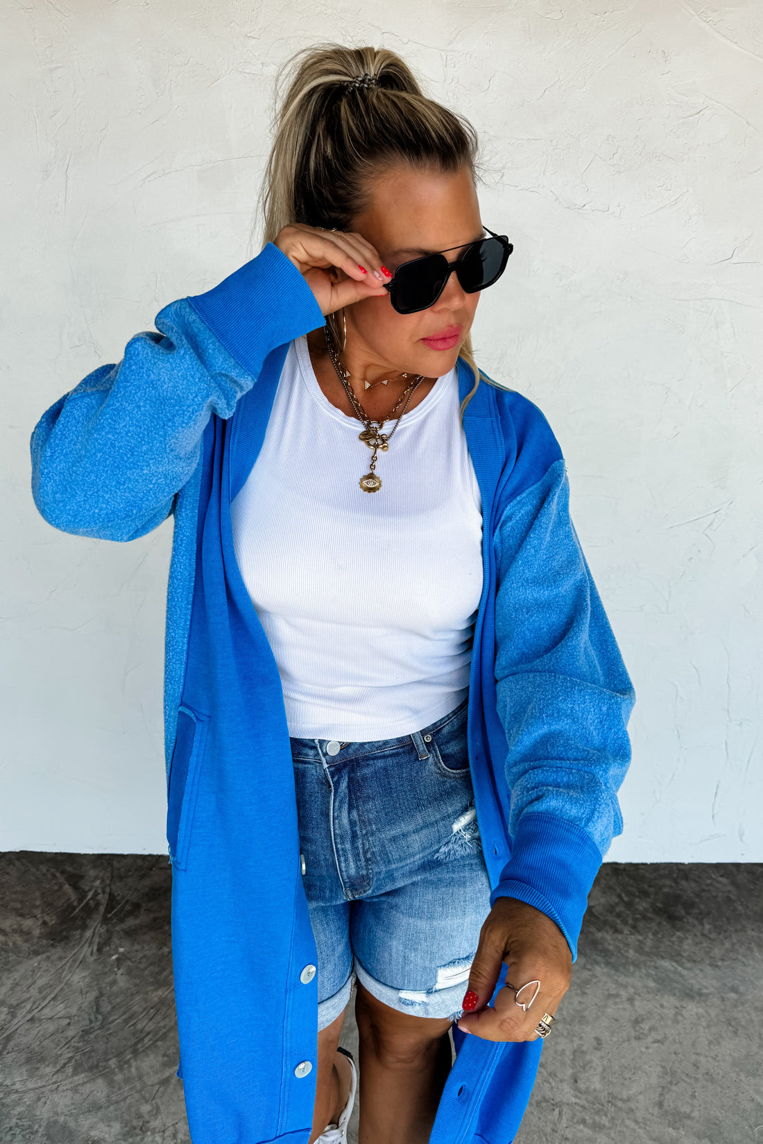 PREORDER- DESI SWEATSHIRT CARDIGAN