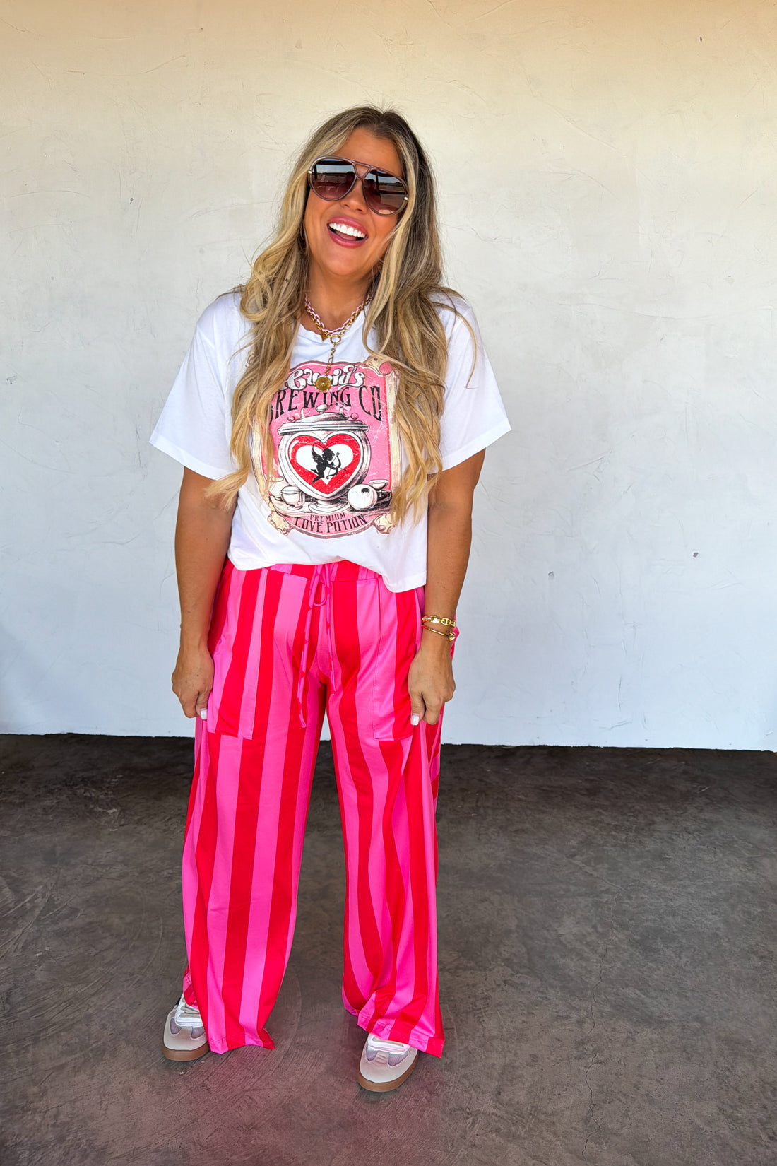 PREORDER- VALENTINES HADDIE WIDE LEG PANTS