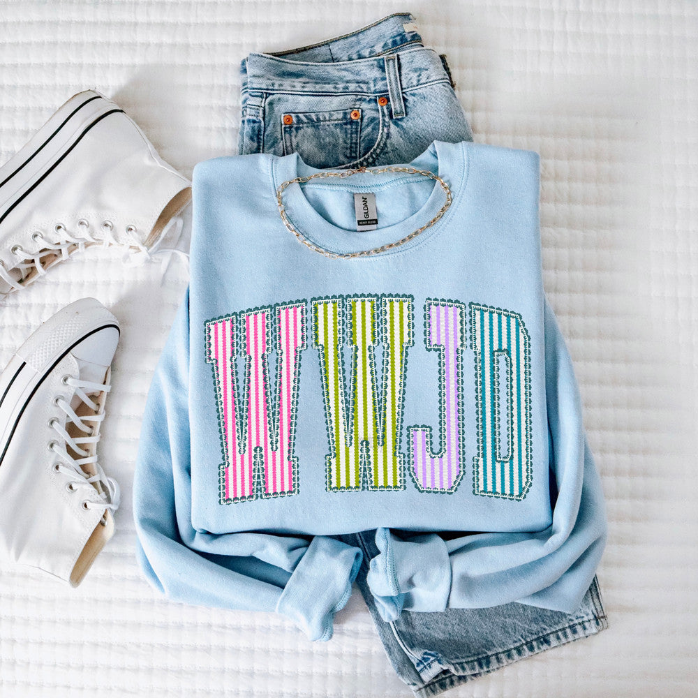 WWJD Seersucker Sweatshirt