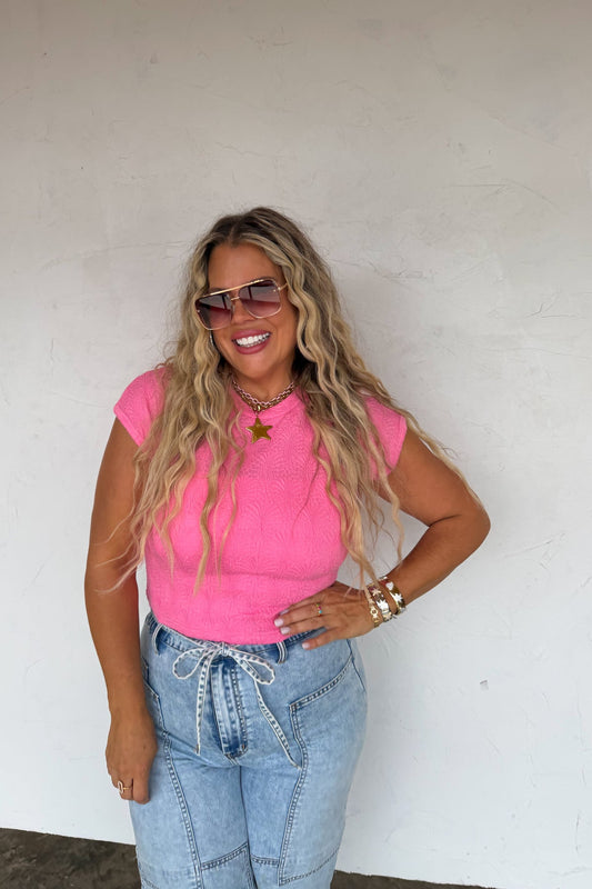 PREORDER- HARLEY CAP SLEEVE BASIC TOP