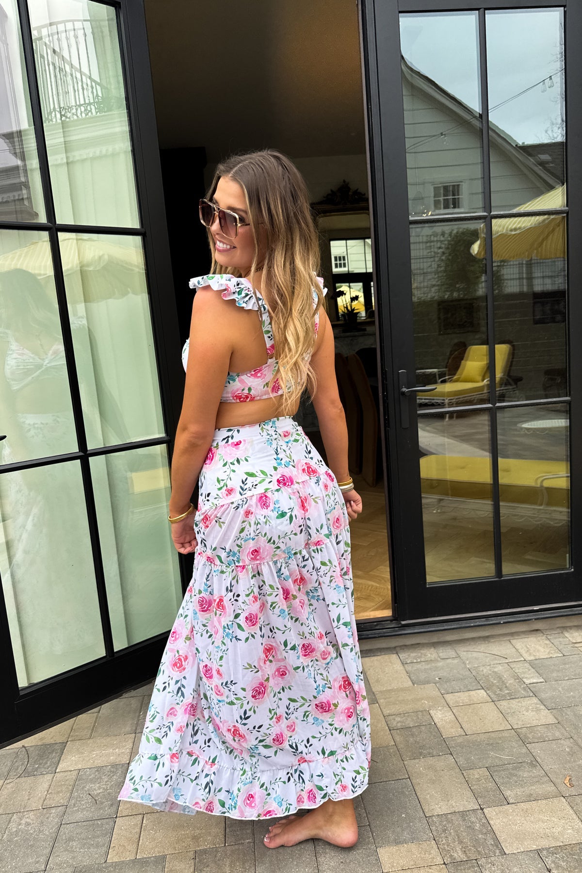 PREORDER- FLORAL CAPRI CHIC SWIM SET