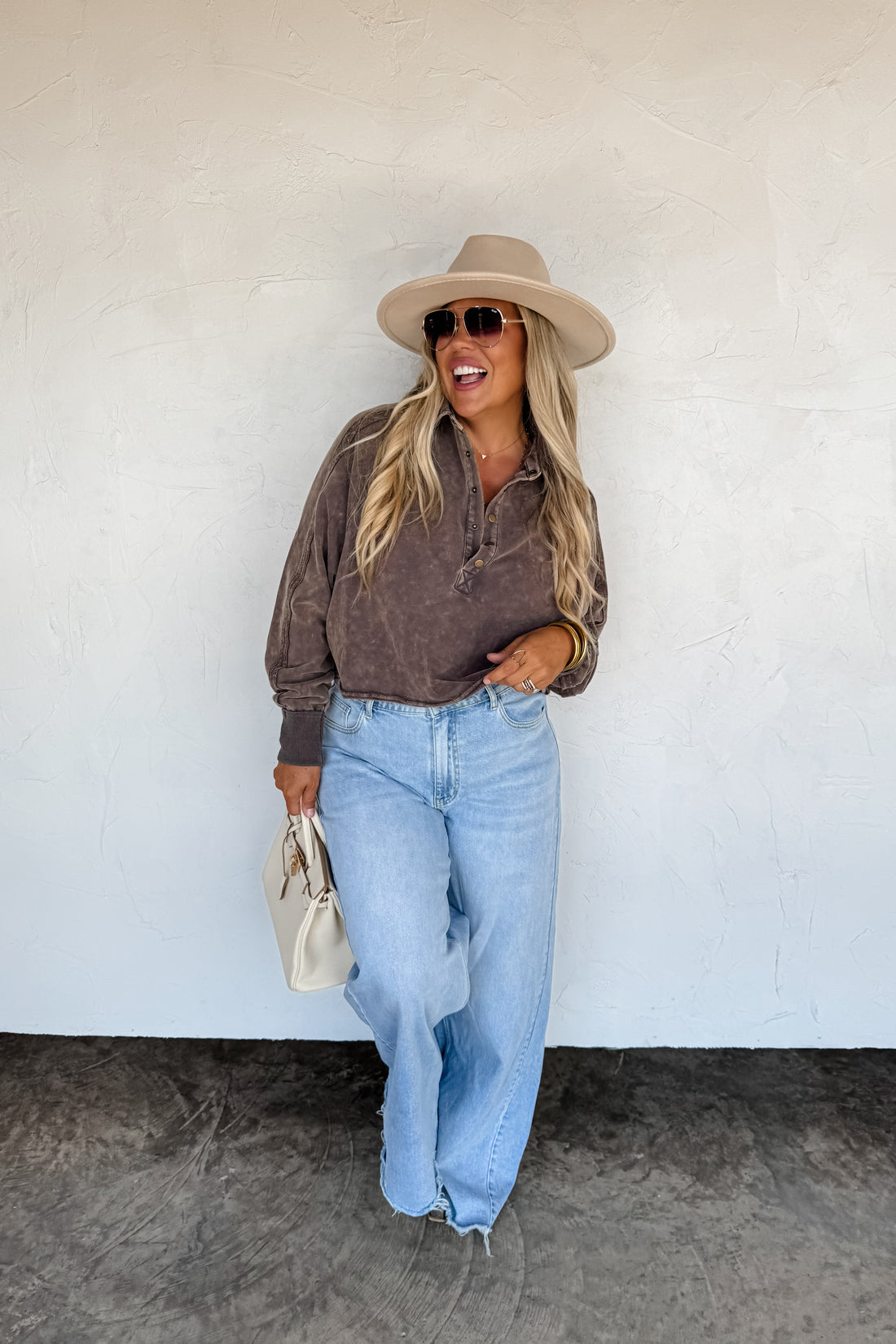 PREORDER- QUINCY WIDE LEG JEANS