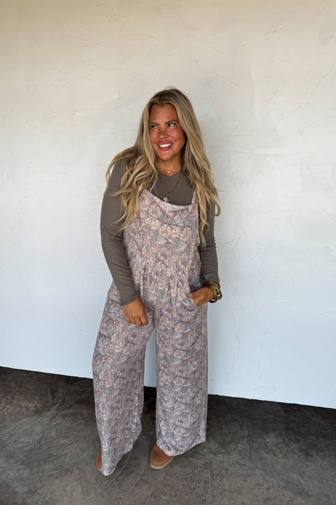 PREORDER- CASSIDY CAMO OVERALLS