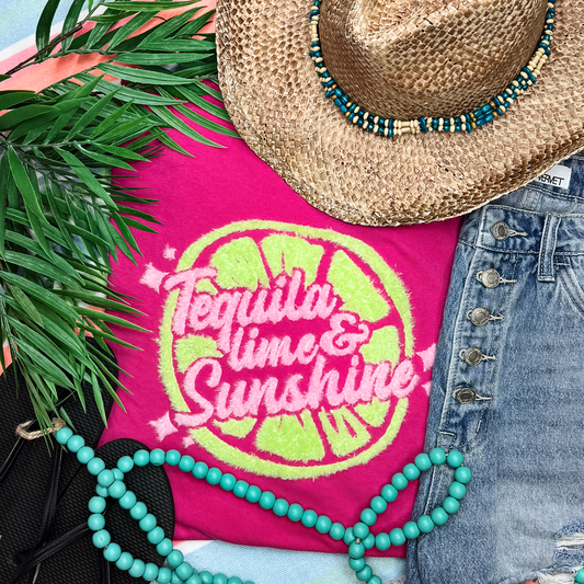 Tequila, Lime & Sunshine Fluffy Tee