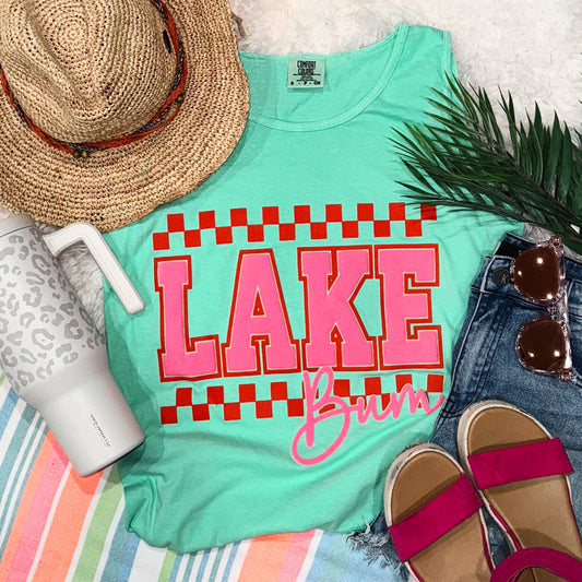 Checkered Lake Bum Puff Tank