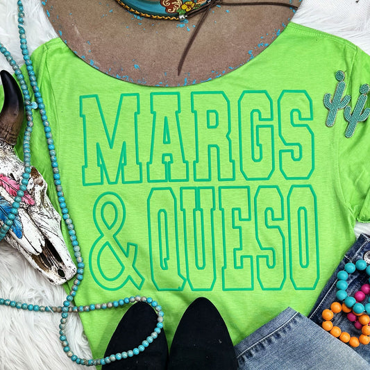 Margs & Queso PUFF Tee