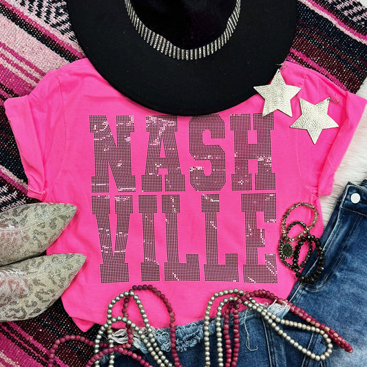 Spangled NASHVILLE Tee