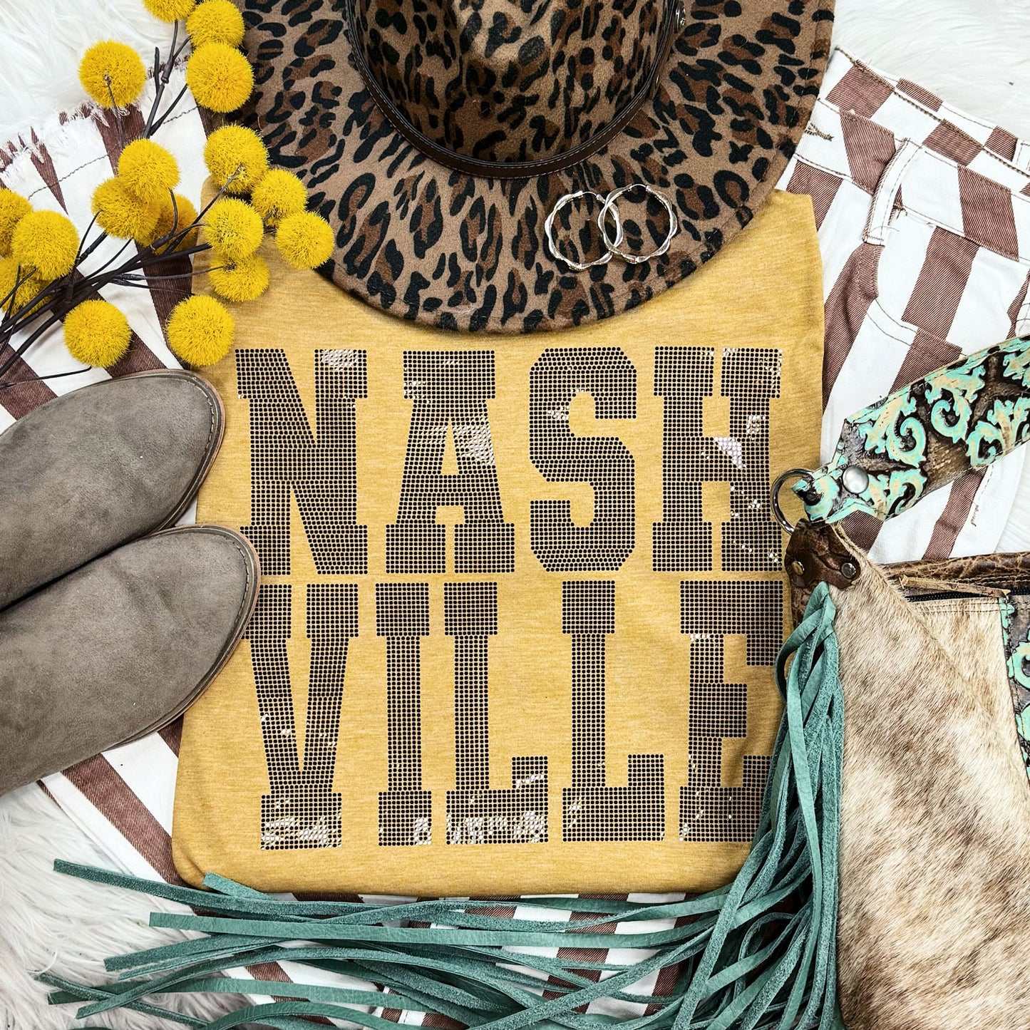 Spangled NASHVILLE Tee