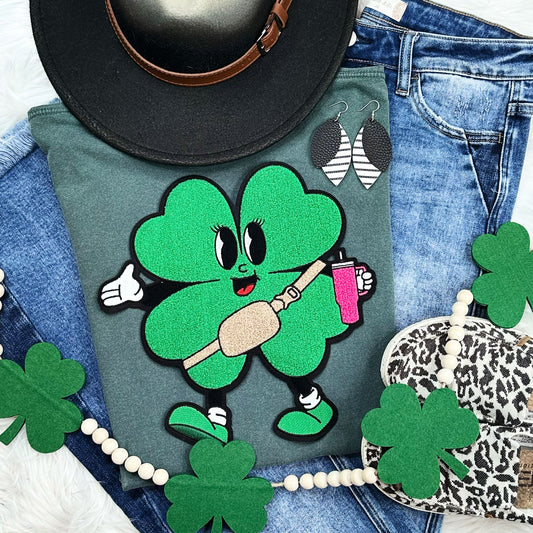 Shamrock Chenille Patch Tee