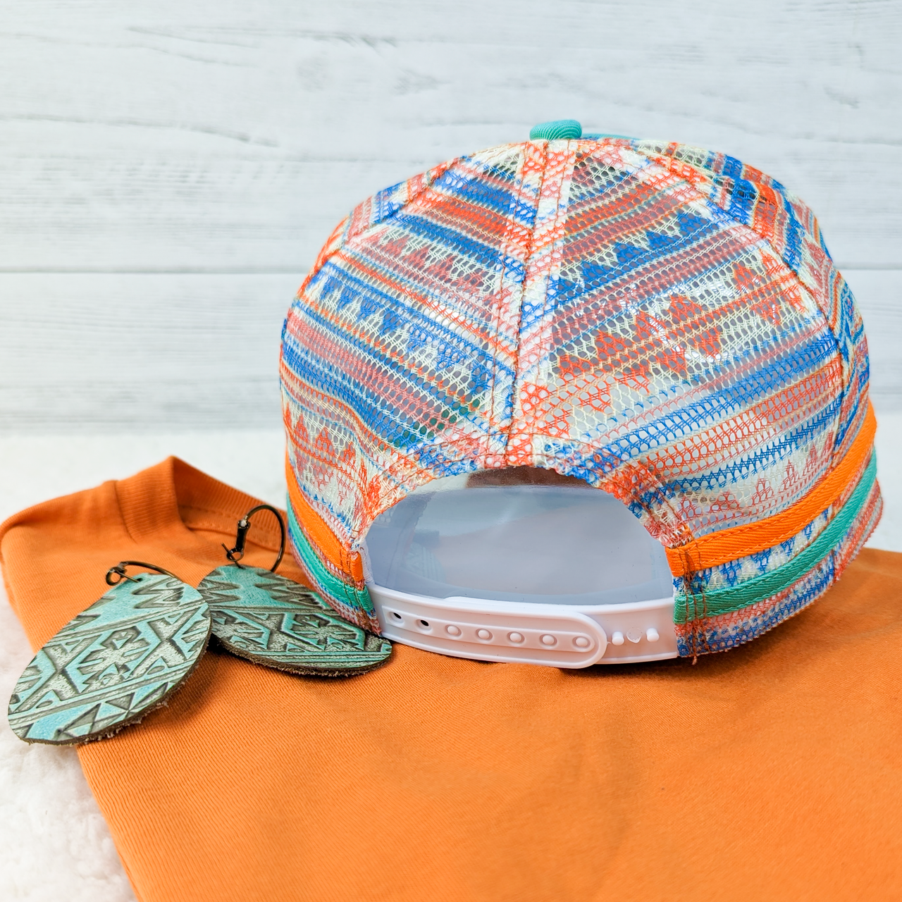 Whiskey Weather Embroidered Aztec Hat