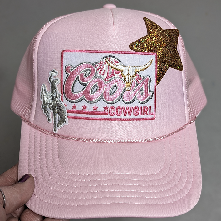 Coors Cowgirl Pink Trucker Cap