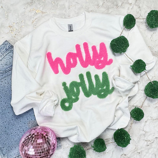 Holly Jolly Fluffy Sweatshirt