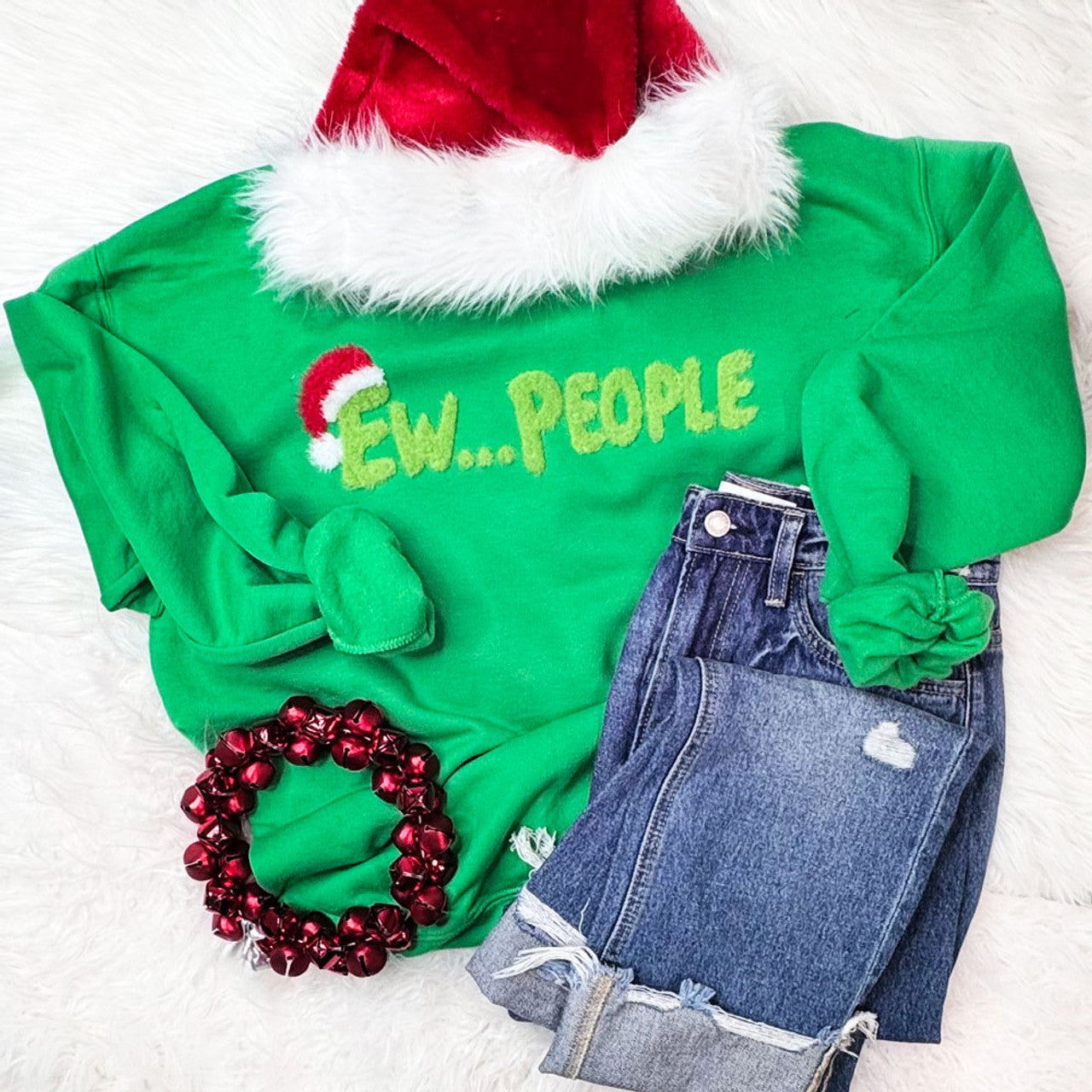 Ew People Fluffy Sweatshirt