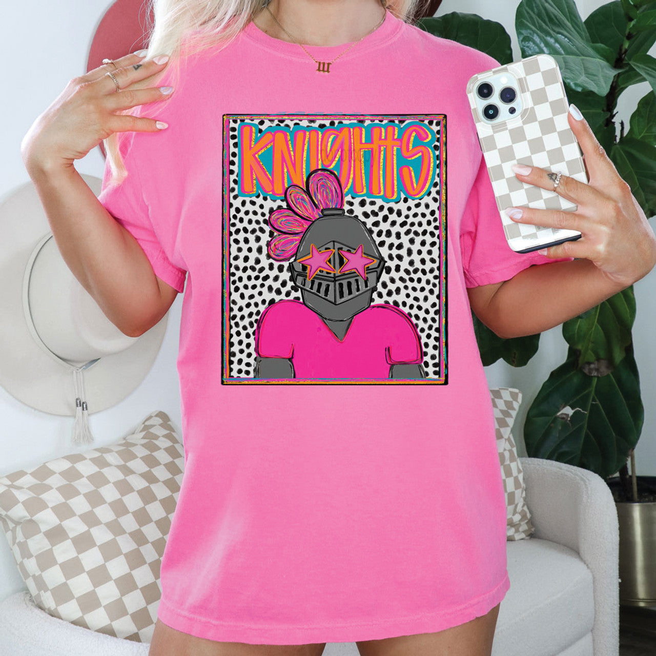 Knights Colorful Mascot Tee
