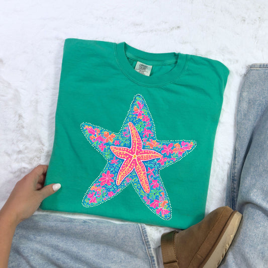 Starfish Floral Tee